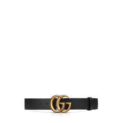 Gucci	Double G Belt 30mm Black