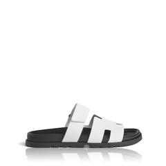 Hermes	Chypre Sandals Black/White