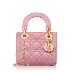 Christian Dior	Lady Dior Mini Bag in Melocoton Pink 