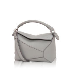 LOEWE	Small Puzzle Edge Bag in Grey