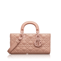 Christian Dior	Medium Lady Djoy Bag in Rose des Vents Cannage Diamond Motif