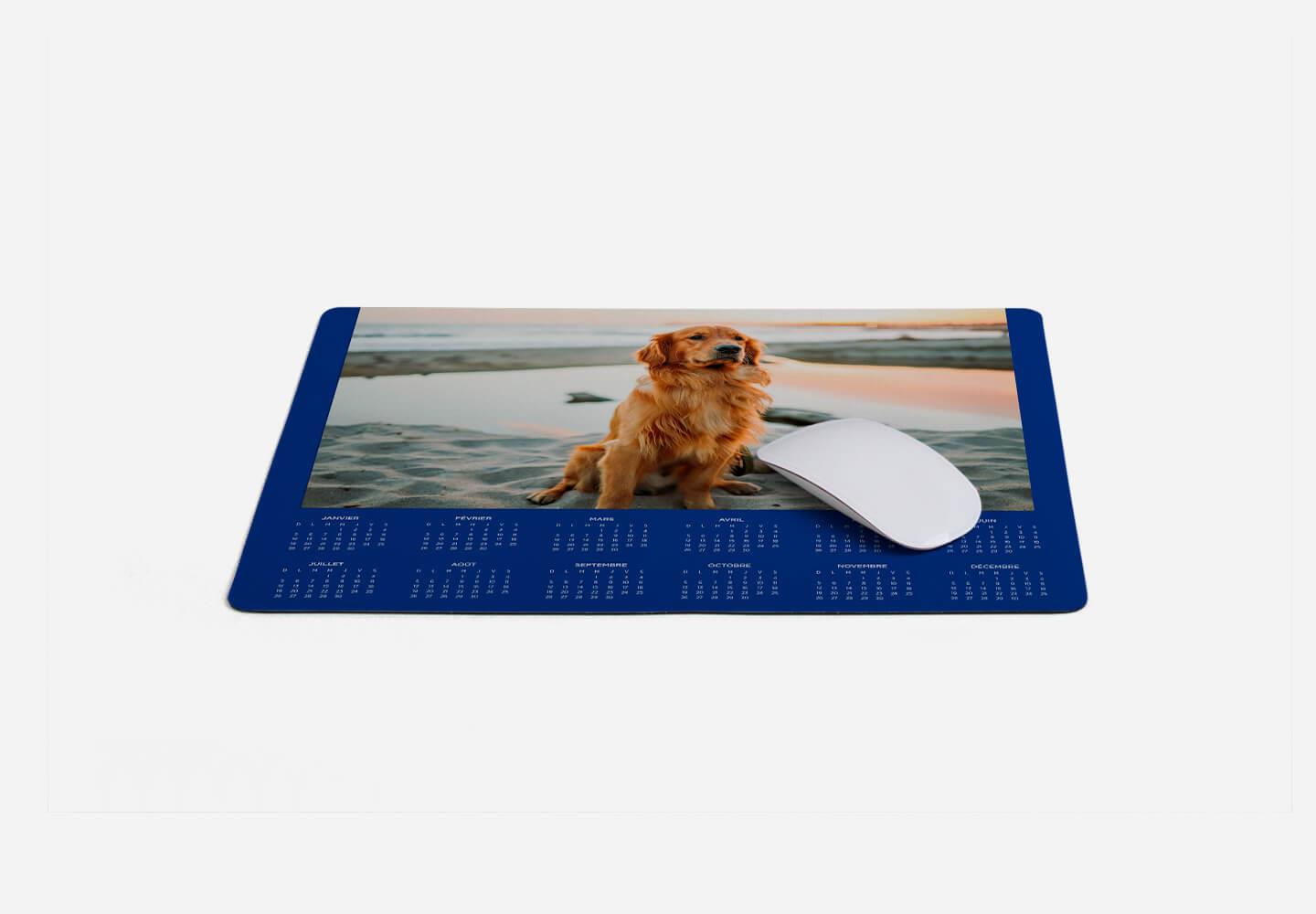 Tapis de souris calendrier