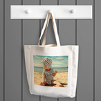 Linen style tote bag