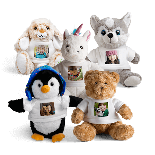 personalized teddy bear with custom photo tee jean coutu exclusive