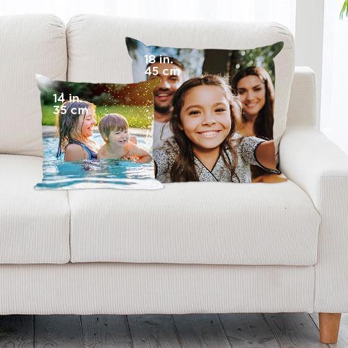 Coussin photo personnalisé