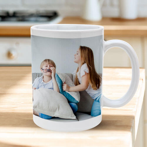 Tasse à personnaliser vous-même/personnalisable avec impression de votre  propre photo/tasse avec photo/tasse à motif/tasse publicitaire/tasse  d'entreprise avec logo/Blanc - Brillant : : Cuisine et Maison