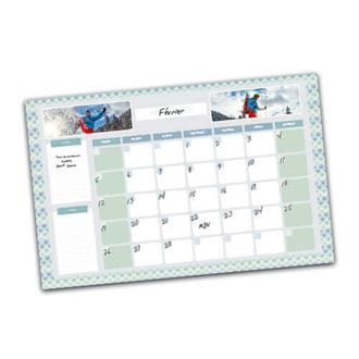 Sous-mains, tapis de bureau et calendriers