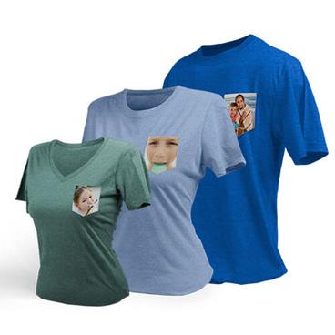 T-shirt avec poche personnalisée