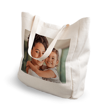 Linen style tote bag