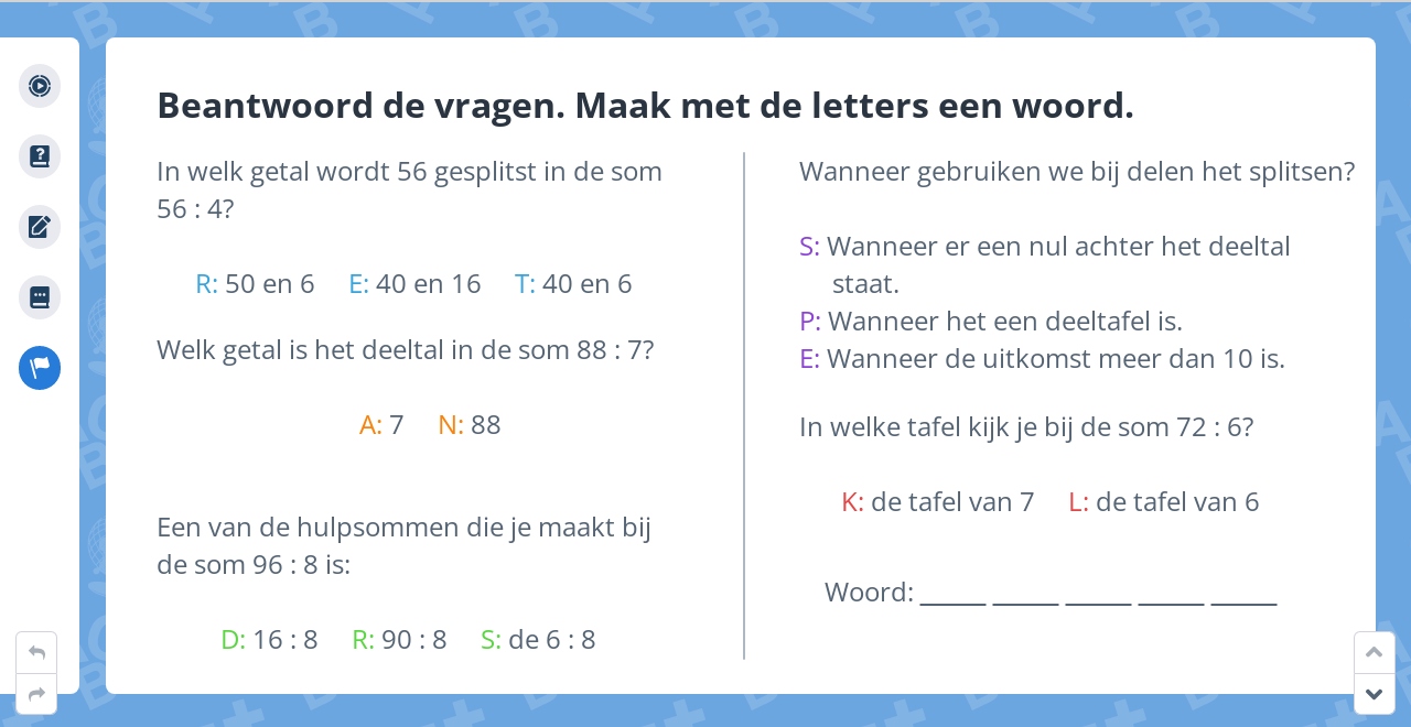 Groep 5, Blok 9, Week 2, Les 6