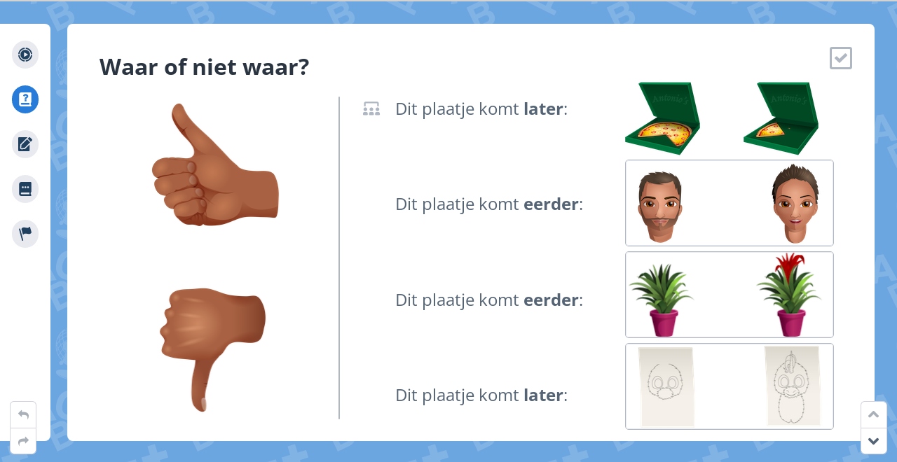 Screenshots groep 3, blok instap