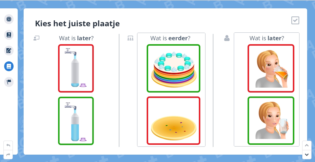 Screenshots groep 3, blok instap