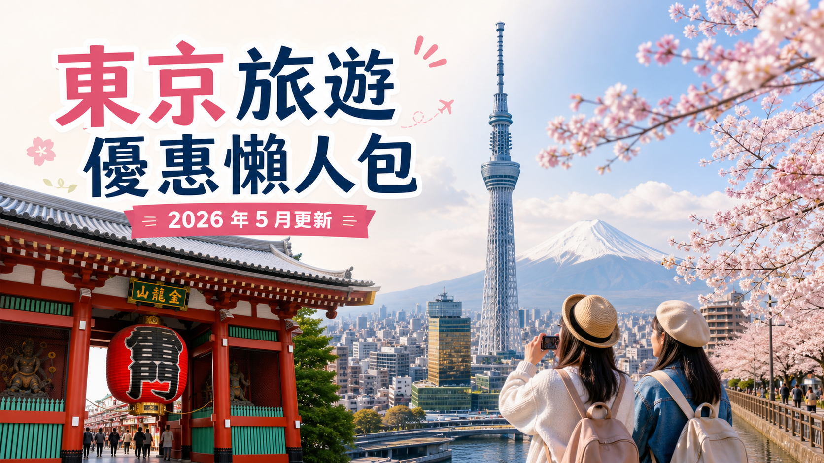 東京旅遊優惠懶人包：迪士尼、機場交通、景點門票、一日遊折扣一次看