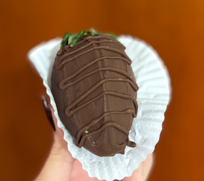 Bombom de morango 