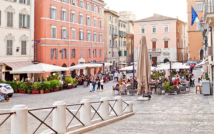 Piazza del Plebiscito in Ancona