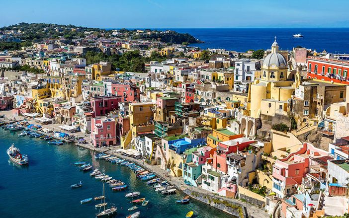 View of Capri, a unique island