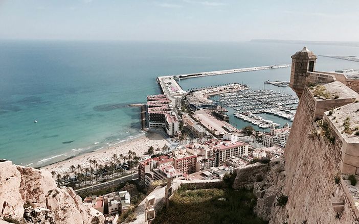 View from the Denia's castle