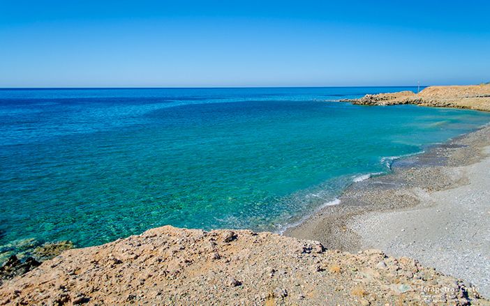 Η ήσυχη παραλία της Ιεράπετρας