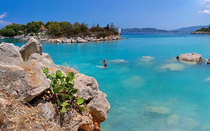 Thermal baths can be found at Methana