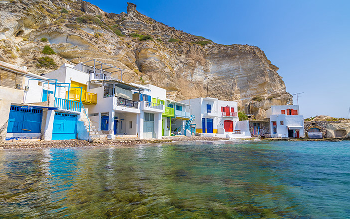 Klima, village on Milos