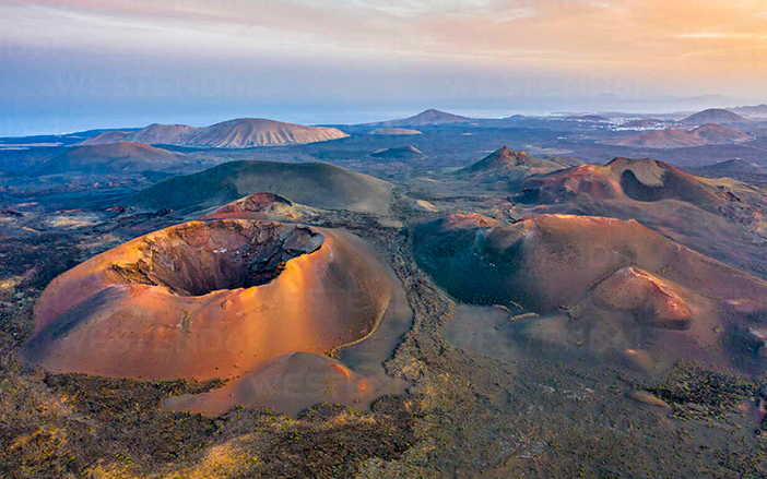 The Timanfaya National Park in Lanzarote