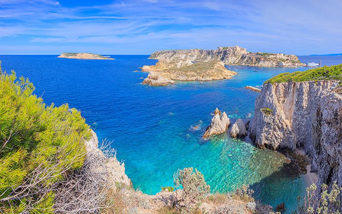 Beautiful landscape in Capraia