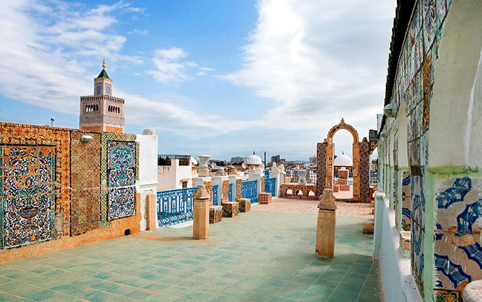 Medina, which in Arabic means: "city"