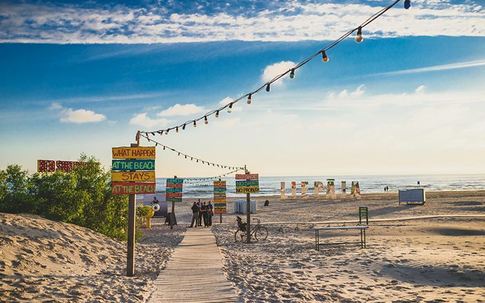 The beach of Liepaja