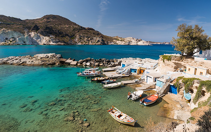 Παραλία Μανδράκια, Μήλος