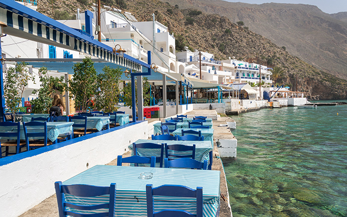 Θέα στο Λουτρό της Κρήτης