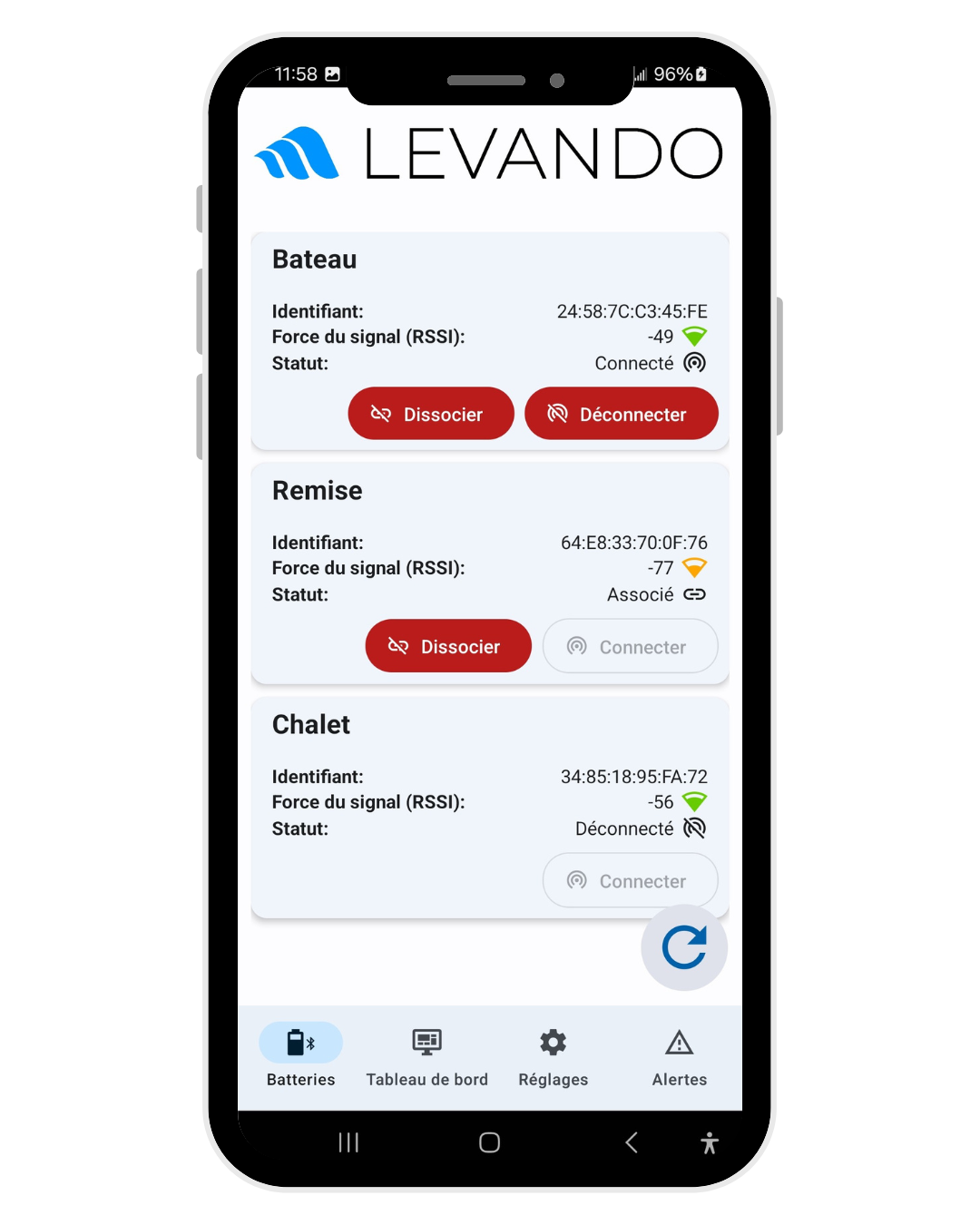 Application mobile - Bluetooth application