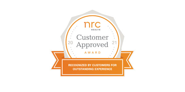 NRC Health Customer Approved Award logo