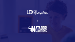 LEX Reception and Metador logos
