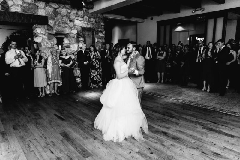 Bride and Groom Dancing at their Osteria Via Stato Wedding