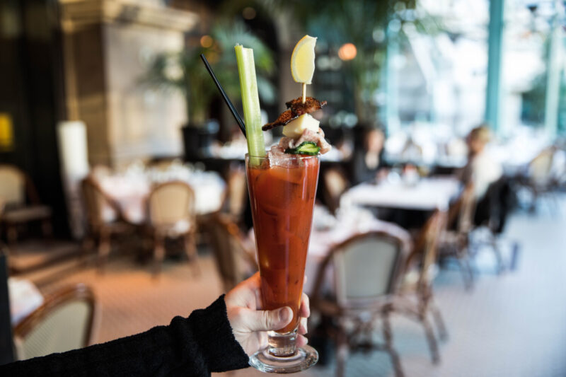 Bloody Mary at Mon Ami Gabi