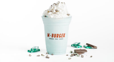 M Burger's March Minty Leprechaun Milkshake