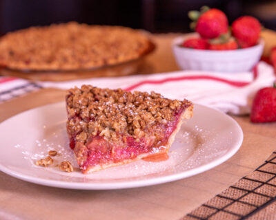 Strawberry Rhubarb Streusel Pie at Wildfire