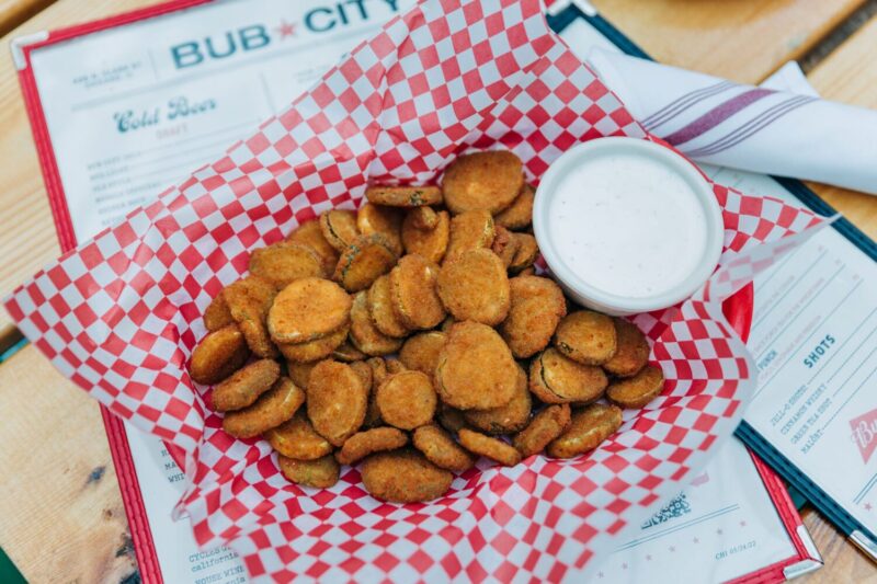 Fried Pickles at Bub City