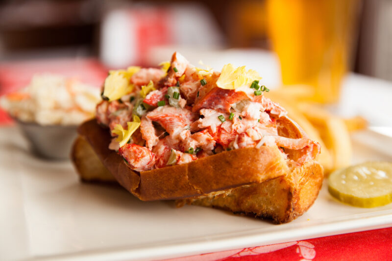 Lobster Roll at Shaw's Crab House