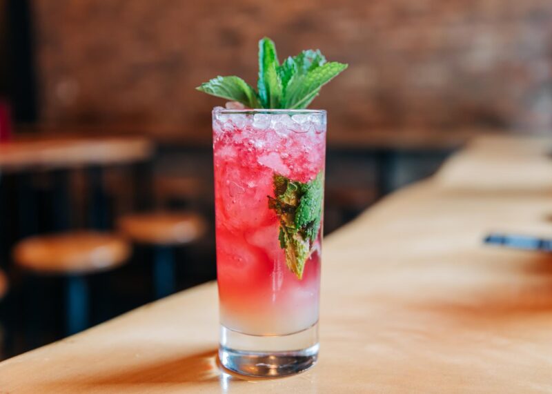 Rose Mallow drink at Ramen-san 