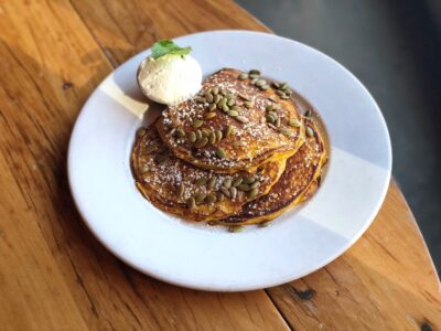 Pumpkin Pancakes at Beatrix
