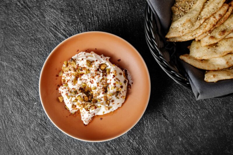 Aba whipped feta spread and house bread