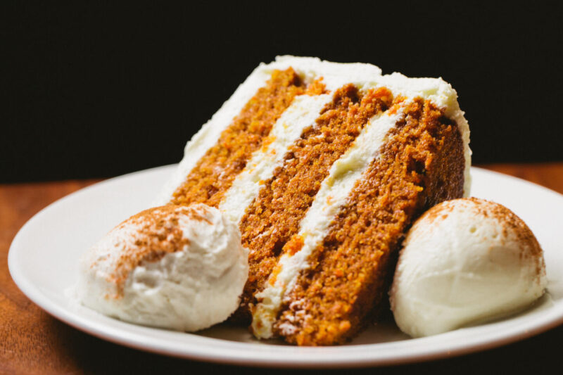 Martha Melman's special occasion carrot cake from hub 51