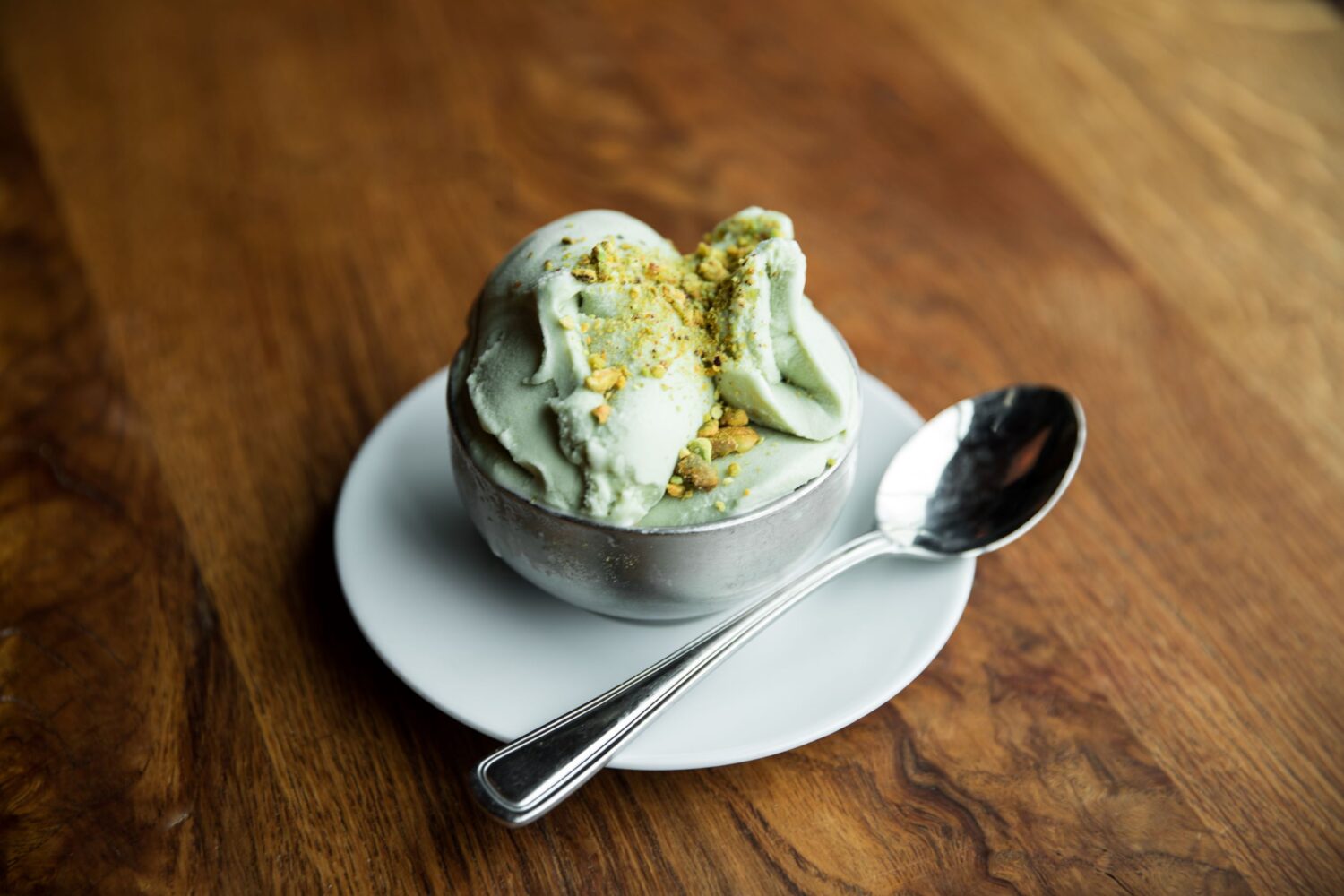 Pistachio Gelato at Saranello's