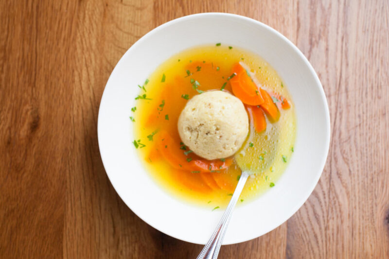 Matzo Ball soup from Di Pescara