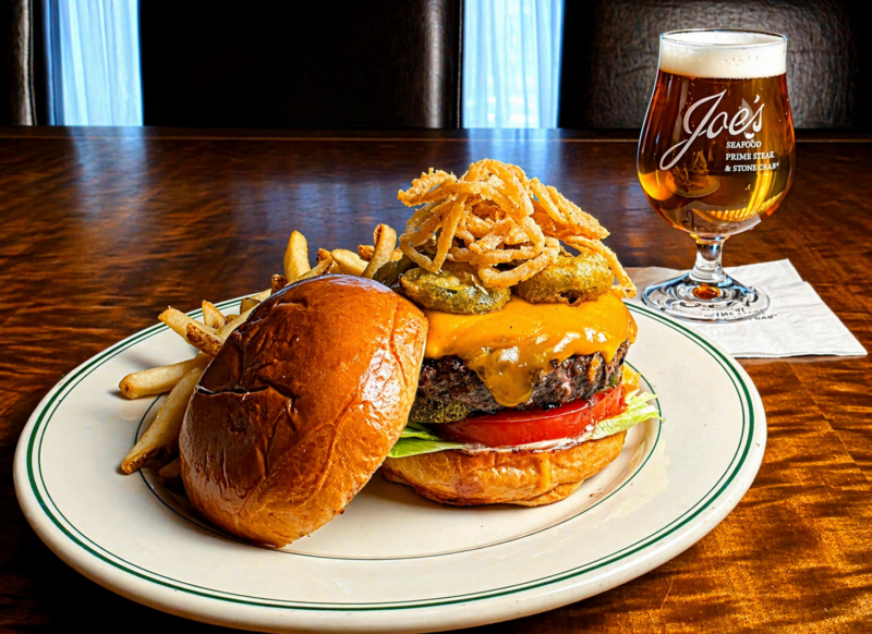 Chipotle Jalapeno Burger special Joe's Seafood, Prime Steak & Stone Crab - Downtown D.C.