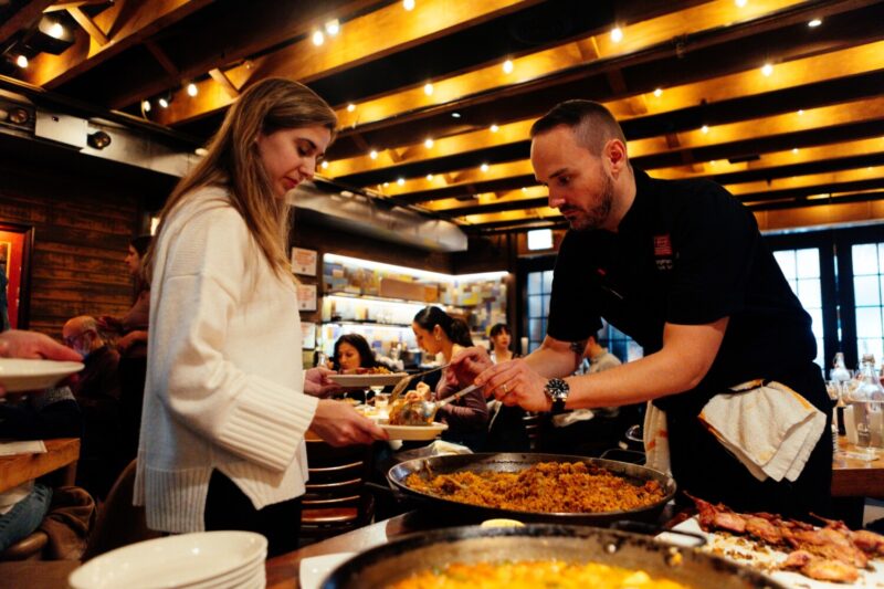 Paella Demonstration at Cafe Ba-Ba-Reeba!