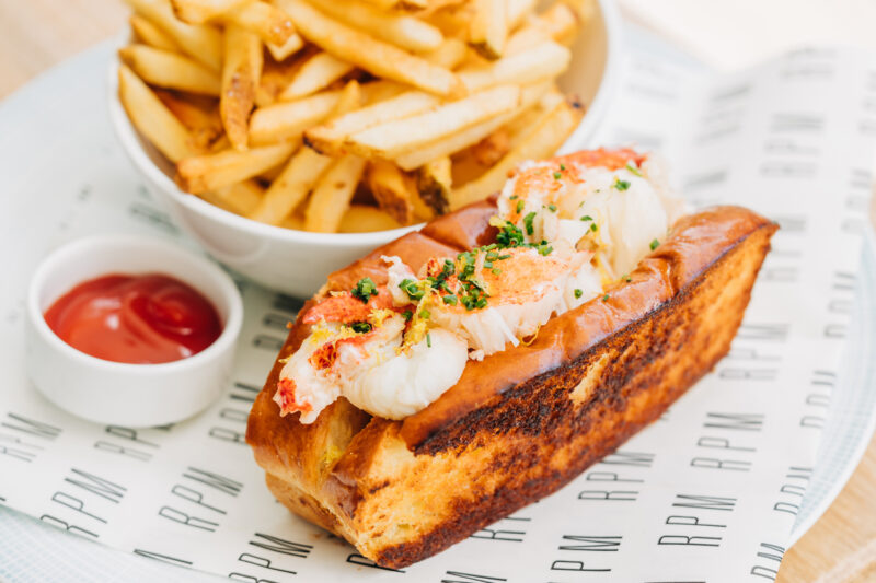 Lobster roll at RPM Seafood