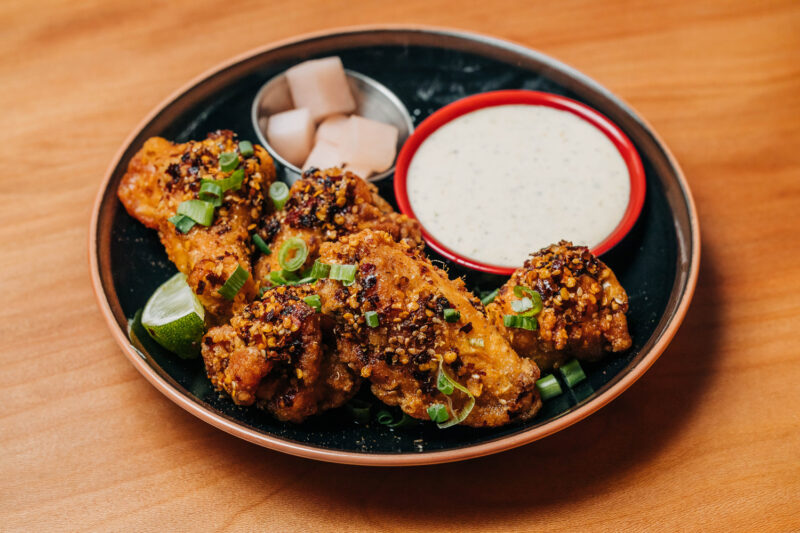 Spicy Szechuan Wings at Ramen-san