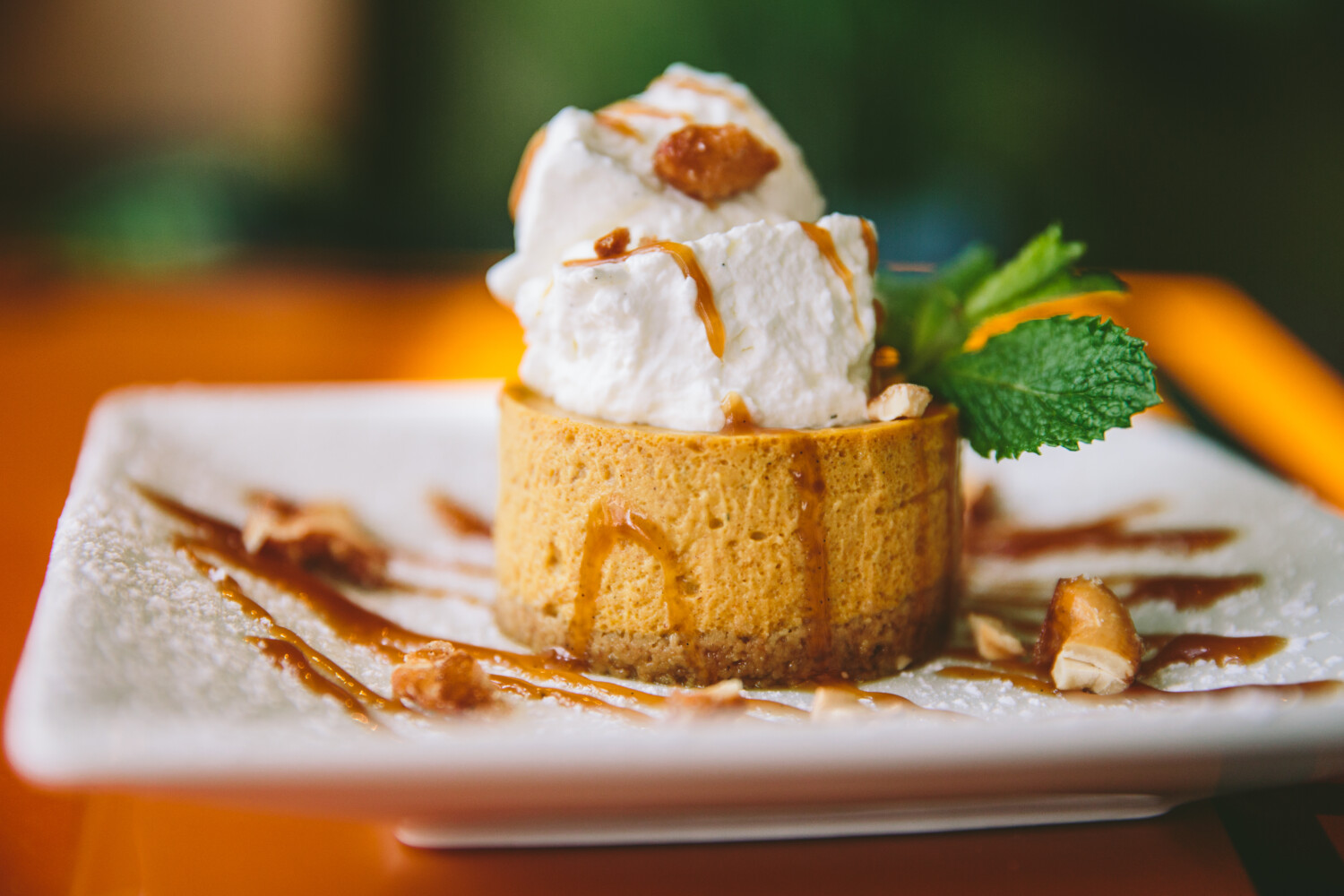 Big Bowl's Pumpkin Cheesecake